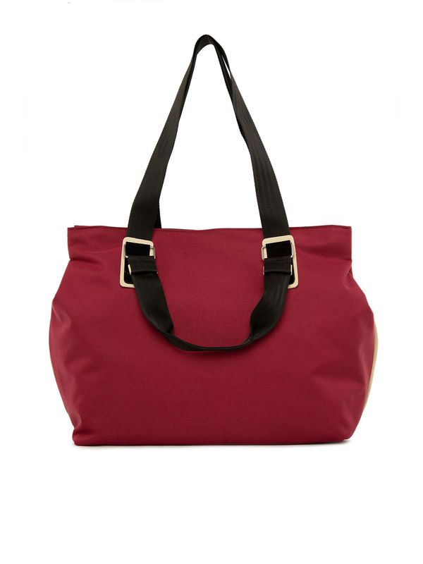 BagMori BagMori Torba za pelene  bež / bordo / crna