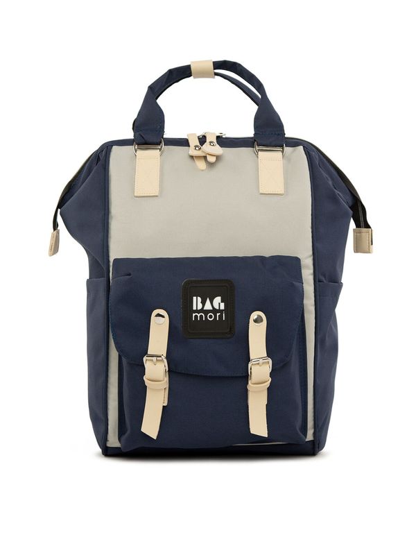 BagMori BagMori Torba za pelene  bež / tamno plava