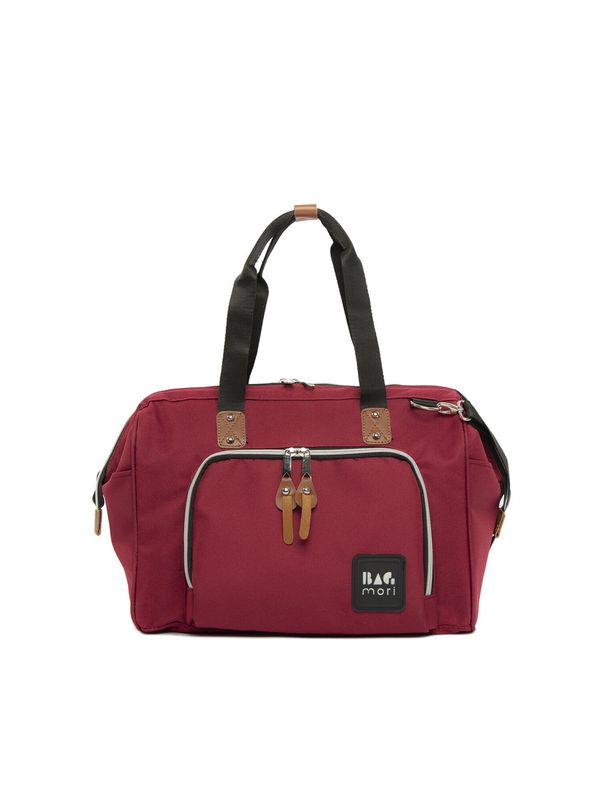 BagMori BagMori Torba za pelene  smeđa / bordo / crna