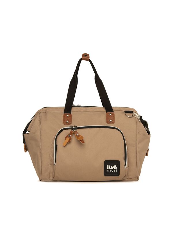 BagMori BagMori Torba za pelene  smeđa / crna / bijela