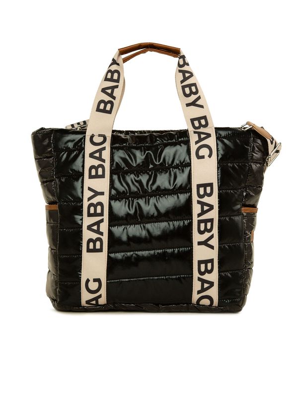 BagMori BagMori Torba za pelene  svijetlobež / crna