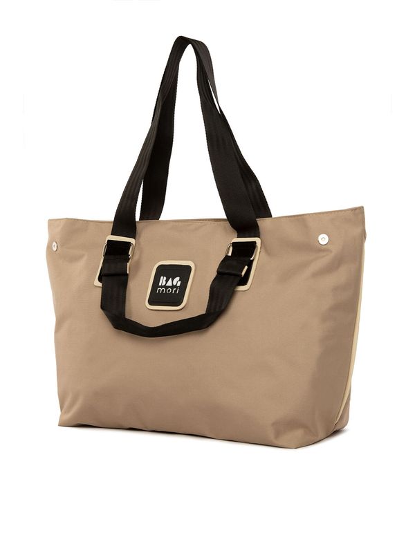 BagMori BagMori Torba za pelene  tamno smeđa / crna