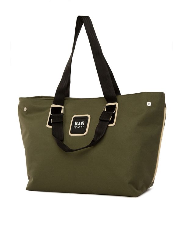 BagMori BagMori Torba za pelene  zlatna / maslinasta / crna