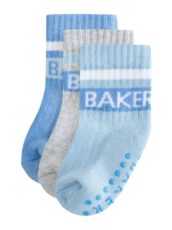 Baker by Ted Baker Baker by Ted Baker Čarape  nebesko plava / svijetloplava / svijetlosiva / bijela