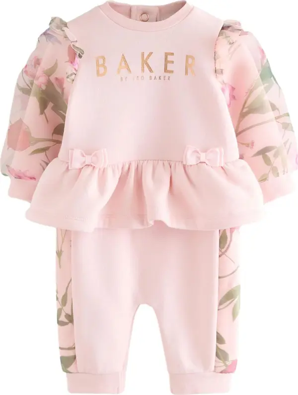 Baker by Ted Baker Baker by Ted Baker Dječji bodi  zelena / roza