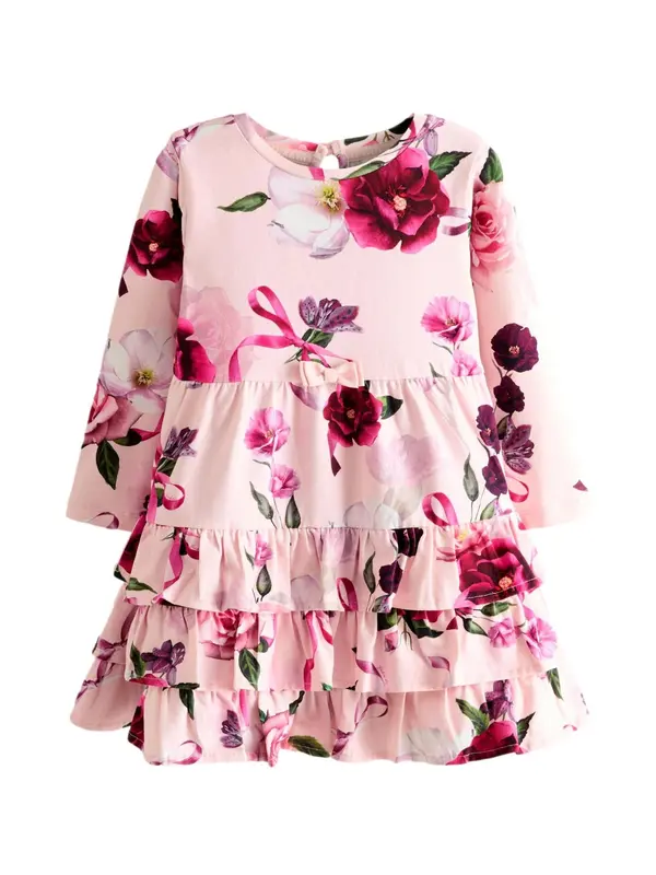 Baker by Ted Baker Baker by Ted Baker Haljina  zelena / roza / tamno roza