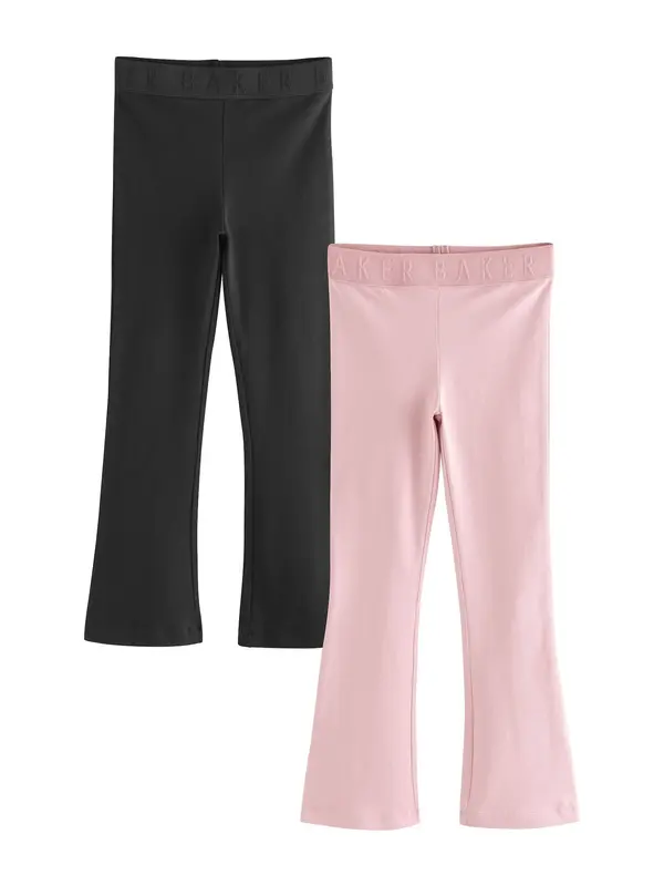 Baker by Ted Baker Baker by Ted Baker Hlače  roza / crna
