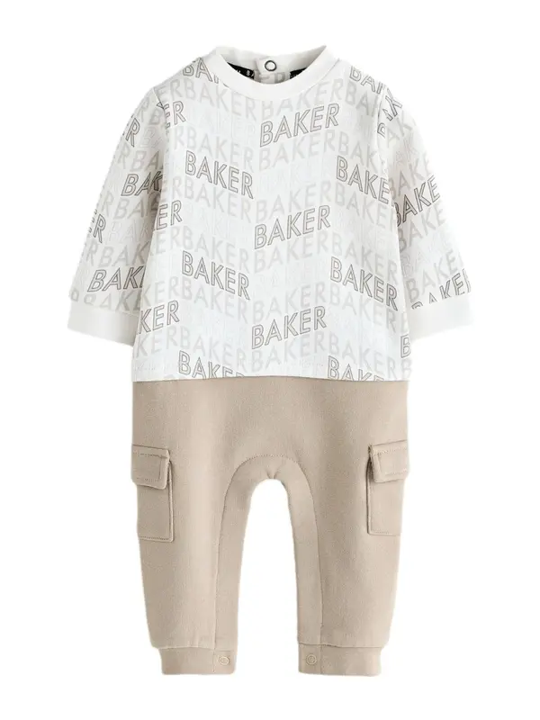Baker by Ted Baker Baker by Ted Baker Jednodijelni komplet  pijesak / antracit siva / bijela
