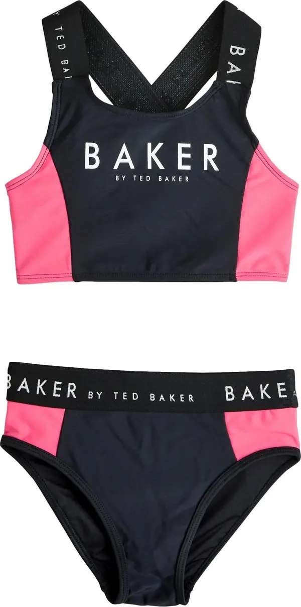 Baker by Ted Baker Baker by Ted Baker Jednodijelni kupaći kostim  svijetloroza / crna / bijela