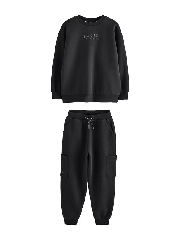 Baker by Ted Baker Baker by Ted Baker Jogging komplet  crna / srebro