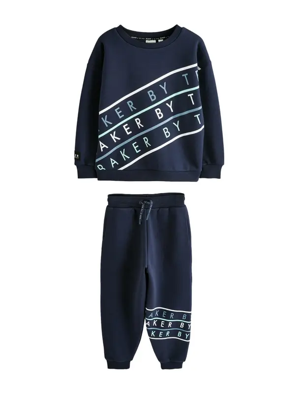 Baker by Ted Baker Baker by Ted Baker Jogging komplet  mornarsko plava / plavi traper / menta / bijela