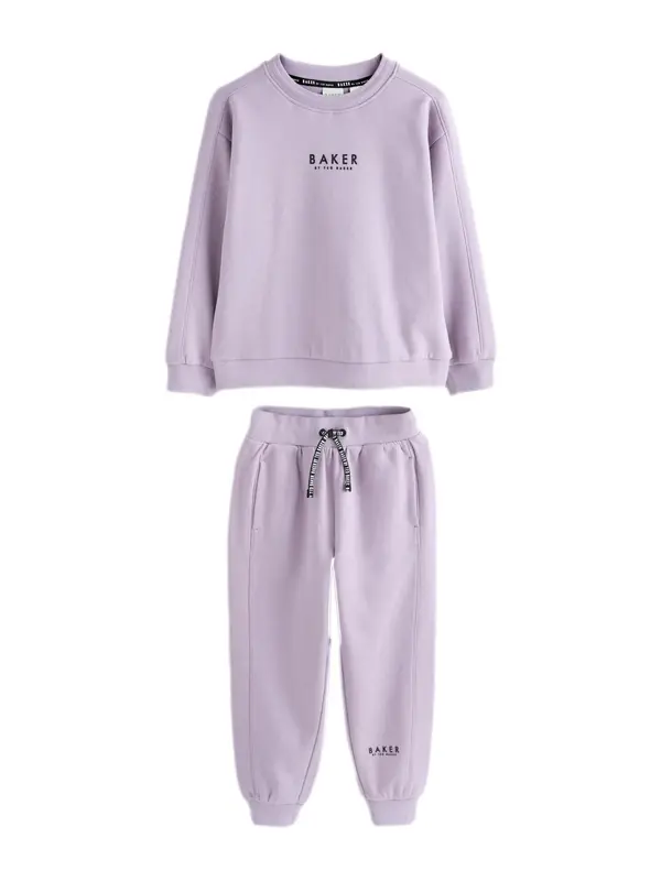 Baker by Ted Baker Baker by Ted Baker Jogging komplet  pastelno ljubičasta / crna