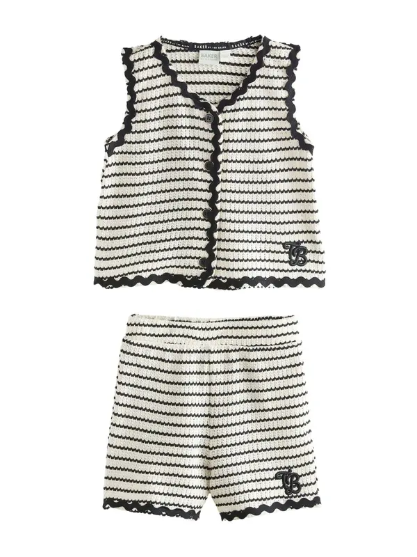 Baker by Ted Baker Baker by Ted Baker Komplet  crna / bijela