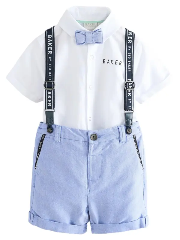 Baker by Ted Baker Baker by Ted Baker Komplet  golublje plava / bijela