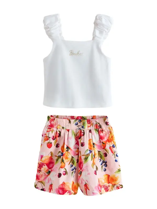 Baker by Ted Baker Baker by Ted Baker Komplet  maslinasta / narančasta / roza / bijela