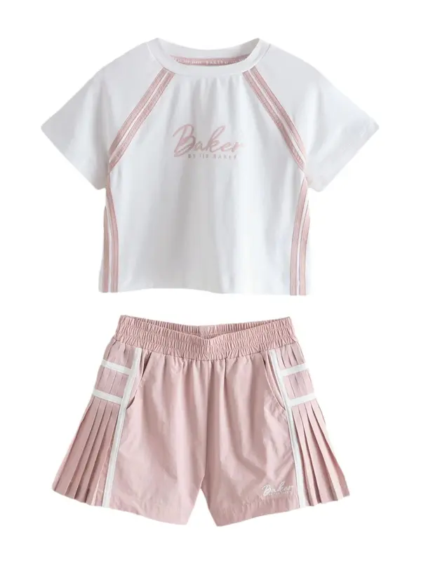 Baker by Ted Baker Baker by Ted Baker Komplet  roza / bijela