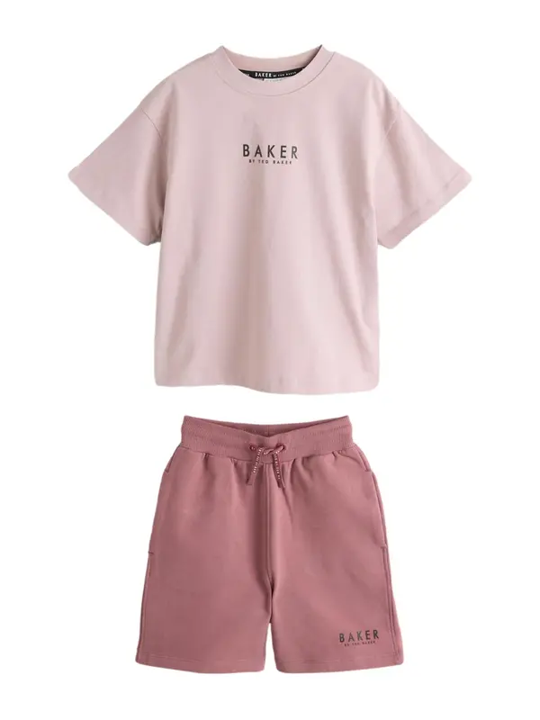 Baker by Ted Baker Baker by Ted Baker Komplet  sivkasto ljubičasta (mauve) / pastelno roza / crna