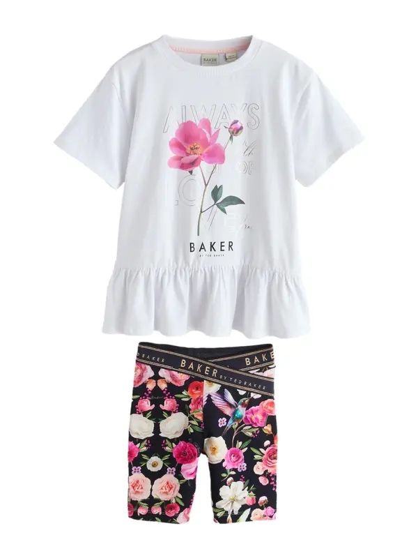 Baker by Ted Baker Baker by Ted Baker Komplet  tamno zelena / roza / crna / bijela
