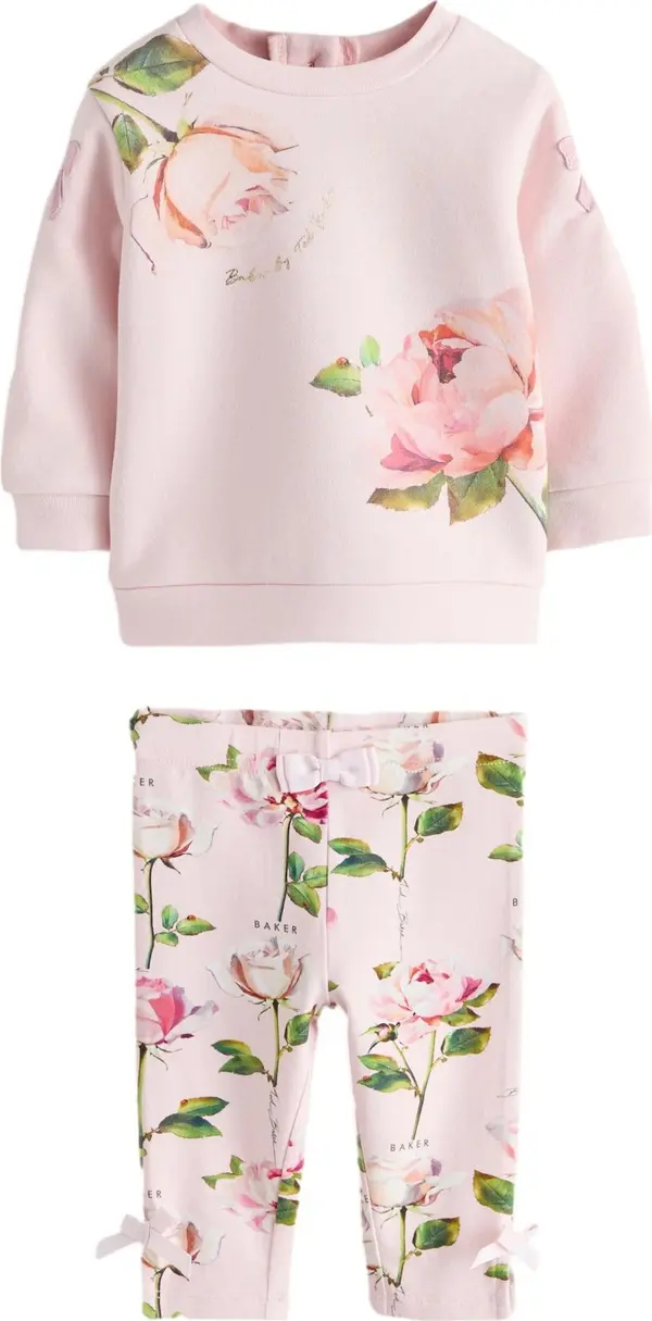 Baker by Ted Baker Baker by Ted Baker Komplet  zelena / roza / rosé / svijetlocrvena