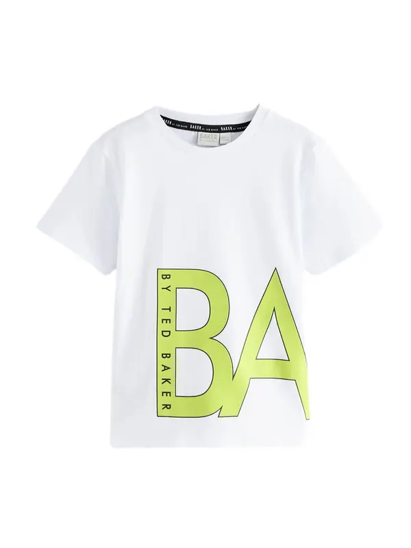 Baker by Ted Baker Baker by Ted Baker Majica  travnato zelena / crna / bijela