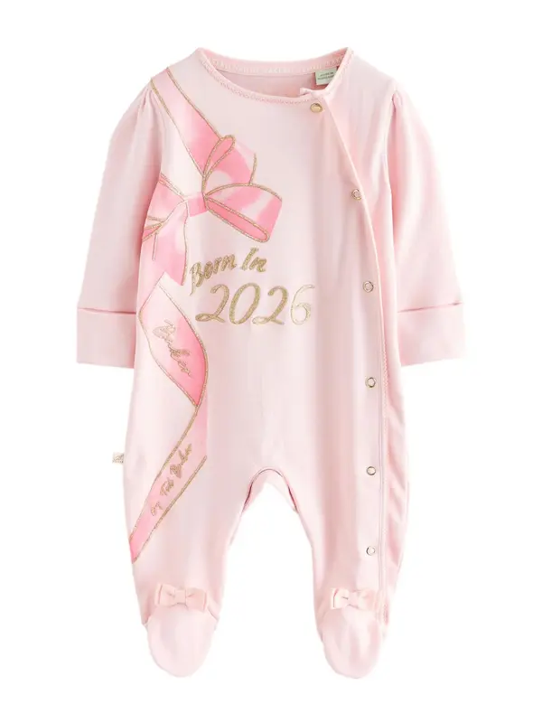 Baker by Ted Baker Baker by Ted Baker Pidžama set 'Born in 2026'  zlatna / rosé / svijetloroza