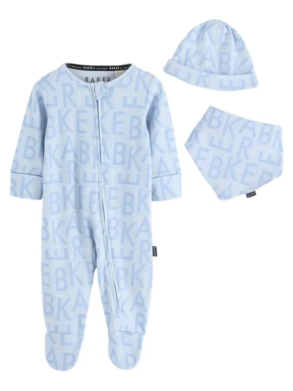 Baker by Ted Baker Baker by Ted Baker Pidžama set  nebesko plava / svijetloplava