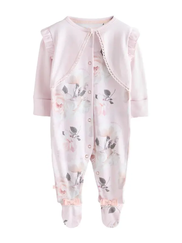 Baker by Ted Baker Baker by Ted Baker Pidžama set  nude / zelena / pastelno roza / bijela