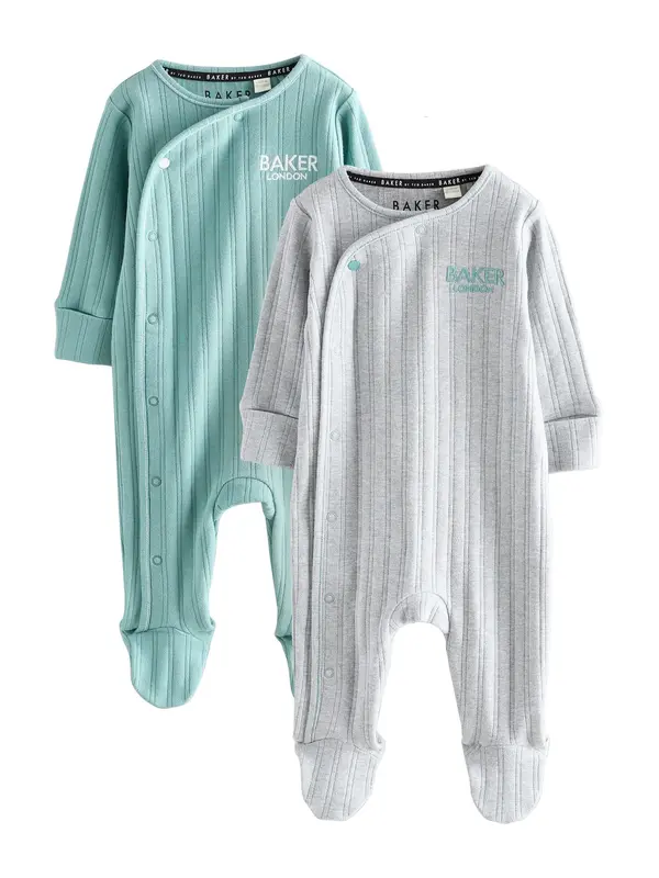 Baker by Ted Baker Baker by Ted Baker Pidžama set  siva / menta
