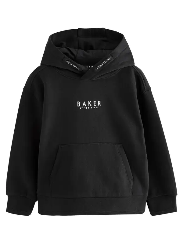 Baker by Ted Baker Baker by Ted Baker Sweater majica  crna / bijela