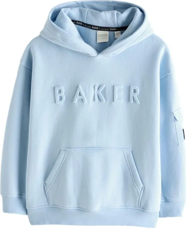 Baker by Ted Baker Baker by Ted Baker Sweater majica  nebesko plava / crna