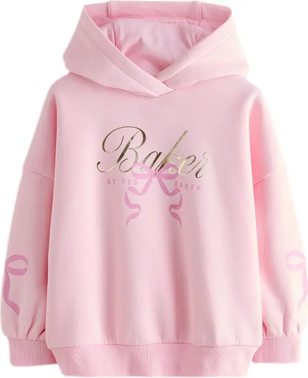 Baker by Ted Baker Baker by Ted Baker Sweater majica  zlatna / roza / svijetloroza