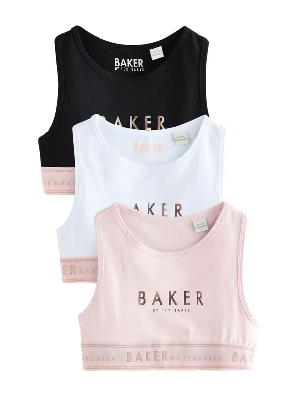 Baker by Ted Baker Baker by Ted Baker Top  rozo zlatna / roza / crna / bijela