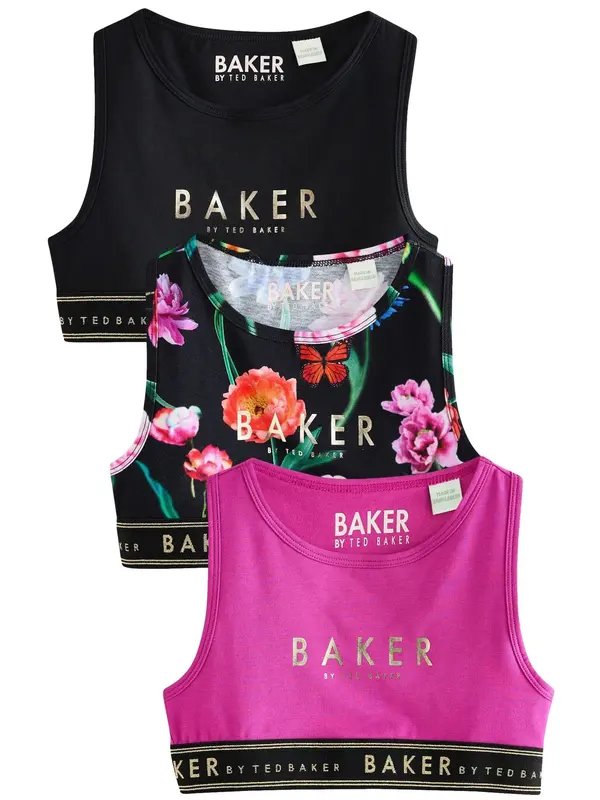 Baker by Ted Baker Baker by Ted Baker Top  ružičasta / crna