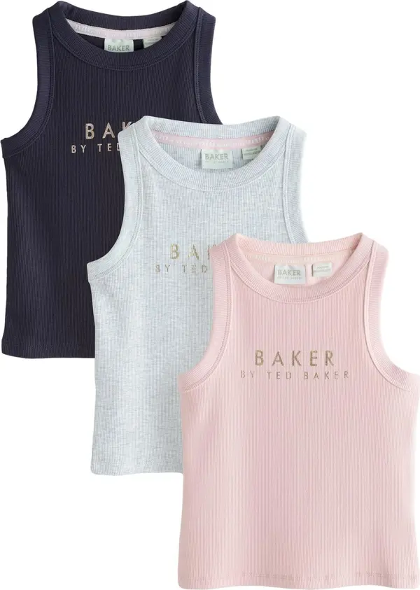 Baker by Ted Baker Baker by Ted Baker Top  zlatna / svijetlosiva / roza / crna