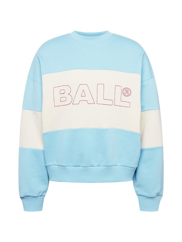 Ball Ball Sweater majica  svijetloplava / crvena / bijela