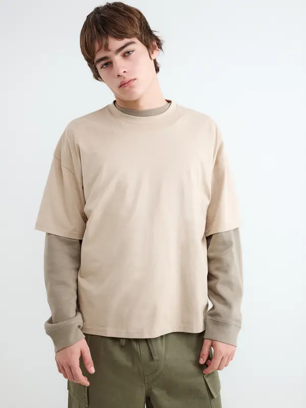 BALMOHK BALMOHK Majica  taupe siva