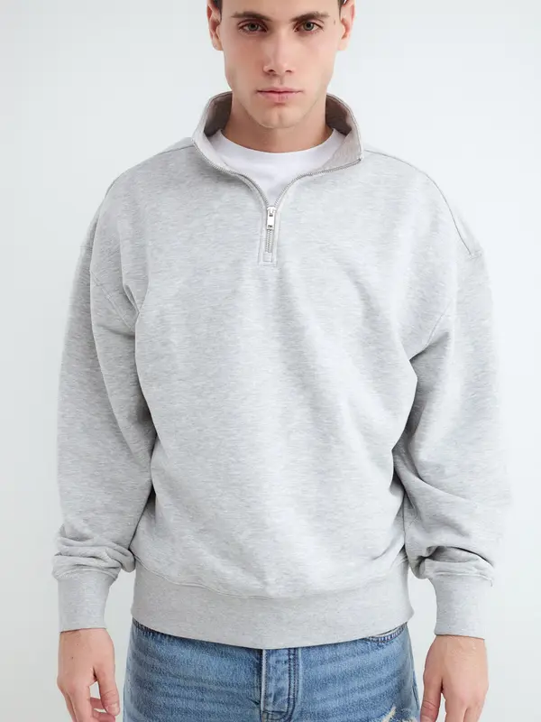 BALMOHK BALMOHK Sweater majica  siva melange