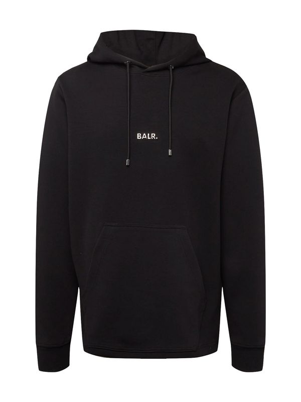 BALR. BALR. Sweater majica 'Q-Series'  crna / bijela