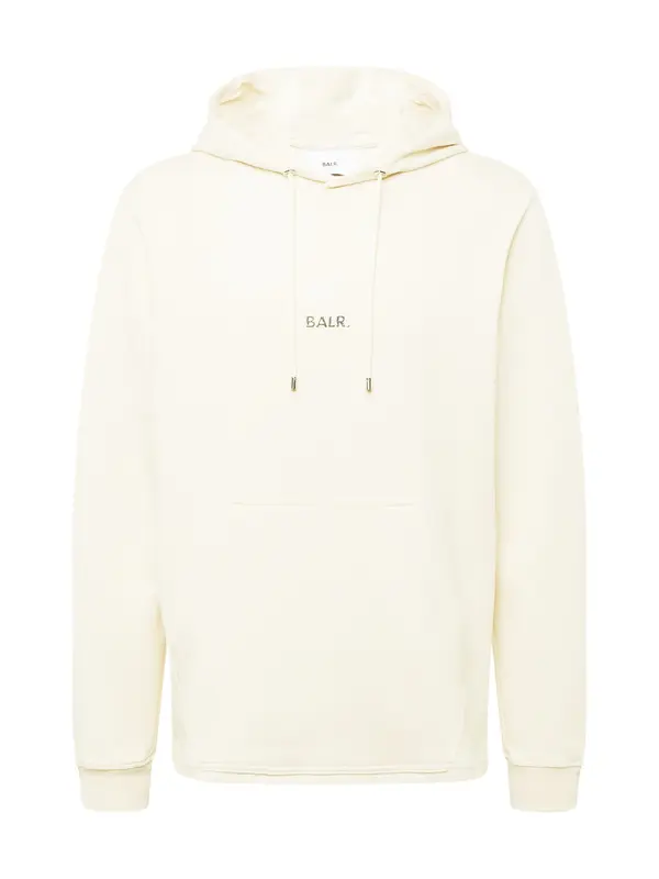 BALR. BALR. Sweater majica 'Q-Series'  srebro / prljavo bijela