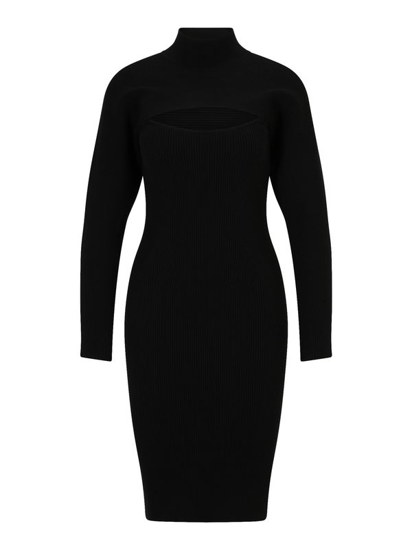 Banana Republic Petite Banana Republic Petite Pletena haljina 'SERENE'  crna