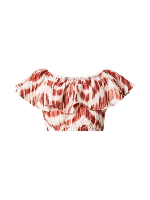 Banana Republic Banana Republic Top  smeđa / bijela