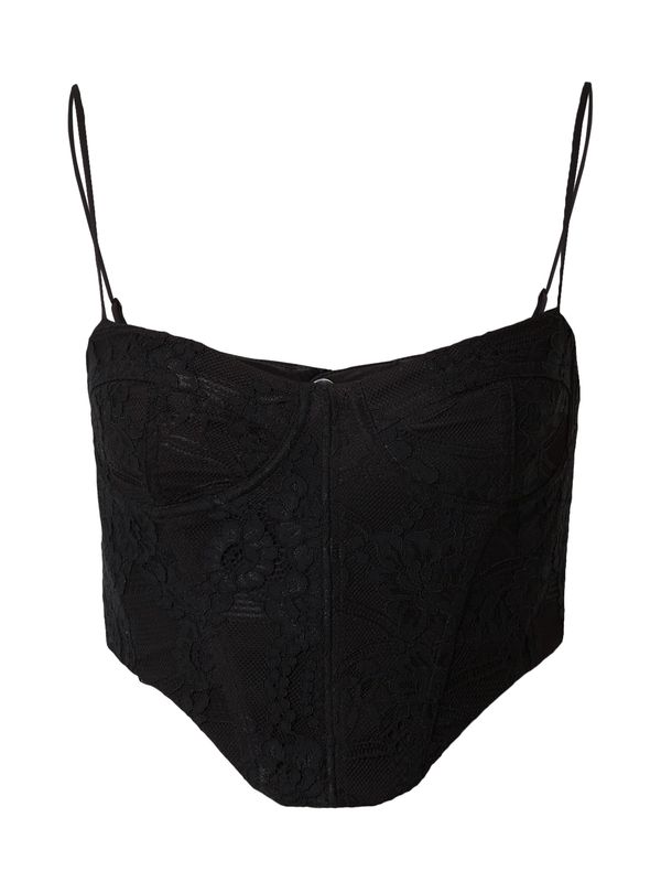 Bardot Bardot Top 'LUMINARY'  crna