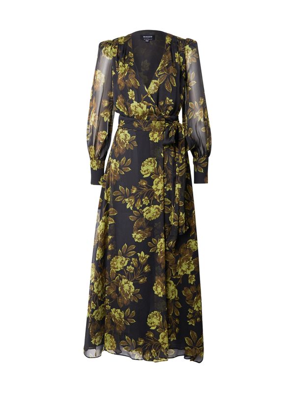 Bardot Bardot Večernja haljina 'BAROL'  zelena / sivkasto zelena / crna