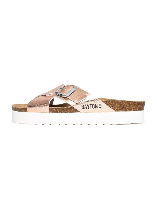 Bayton Bayton Natikače s potpeticom 'Ajax'  rozo zlatna / roza / crna