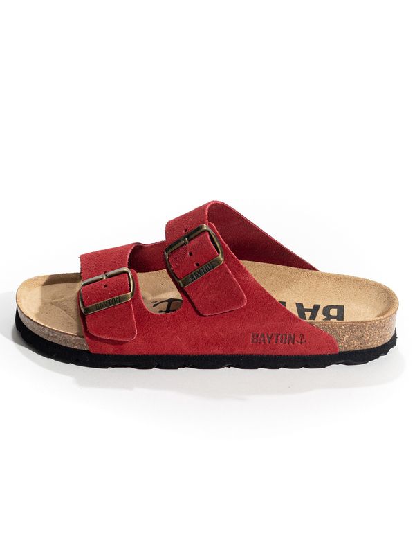 Bayton Bayton Natikače s potpeticom 'Atlas'  pijesak / vatreno crvena / crna