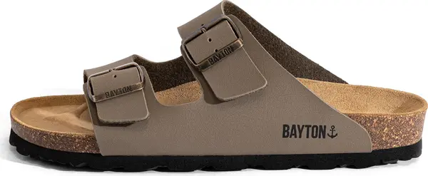 Bayton Bayton Natikače s potpeticom 'Atlas'  taupe siva / crna