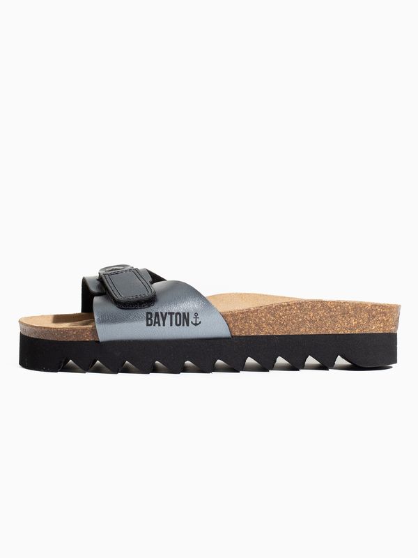 Bayton Bayton Natikače s potpeticom 'Calypso'  crna / srebro