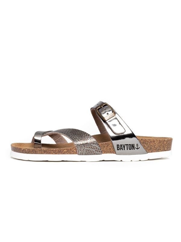 Bayton Bayton Natikače s potpeticom 'Diane'  srebrno siva