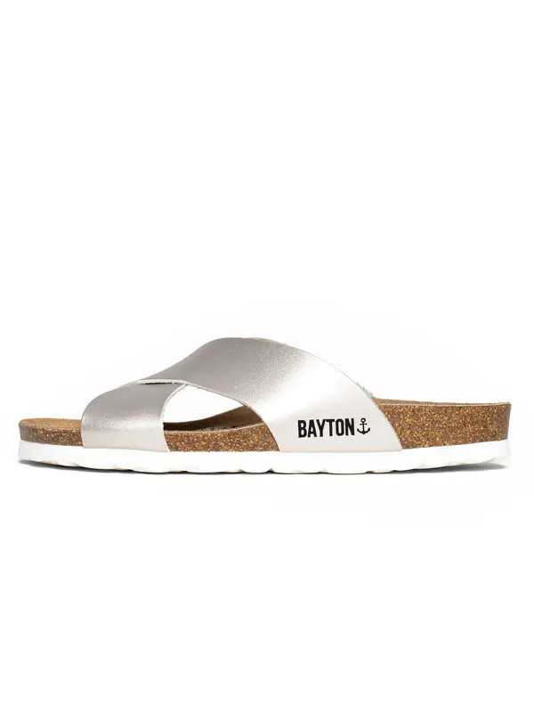 Bayton Bayton Natikače s potpeticom 'GOMERA'  crna / srebro