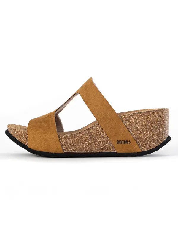 Bayton Bayton Natikače s potpeticom 'Hecate'  boja devine dlake (camel)